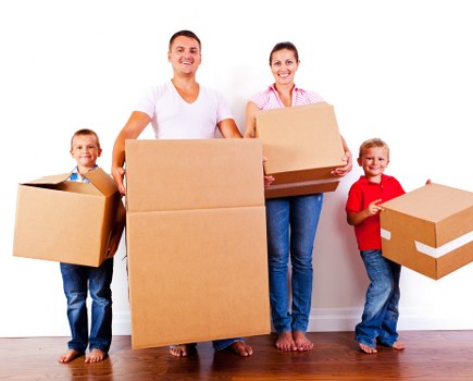 Man and van moving service in Barnet with a loaded van
