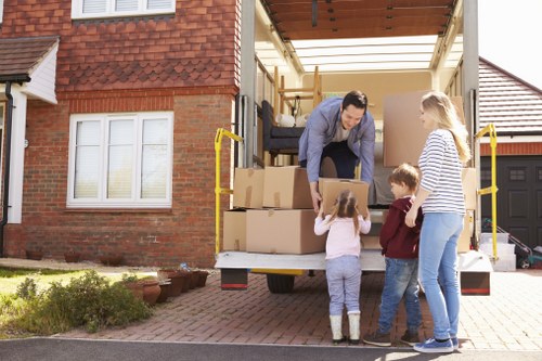 Local moving team helping with a house move in Barnet