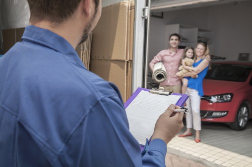 Office removals planning in Barnet with moving team and office furniture