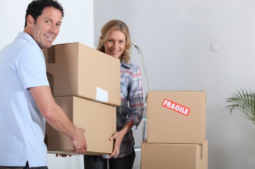 Professional moving van service helping with local Barnet relocations
